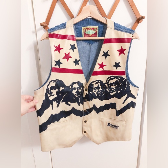 Vintage Shooter USA Mt Rushmore Vest - Picture 2 of 11